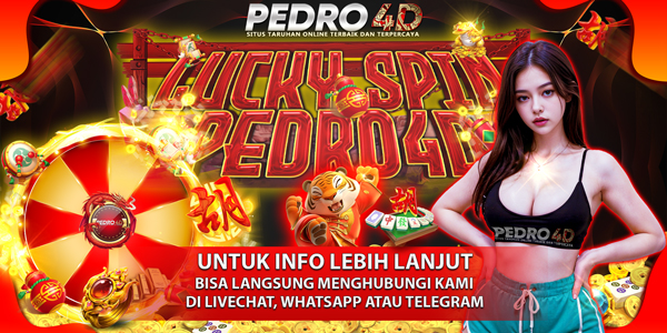 slot gacor 2025 Pedro4d offcial bonus jackpot miliaran rupiah QRIS